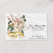 Weddenschap Planner Fotograaf Florist Chapel Visitekaartje (Voorkant)