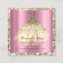 Weddenschap Planner Orchid Gold Glitter Spark Afsprakenkaartje