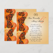 Weddenschap-plein voor de uitnodiging van het Mona (Voorkant / Achterkant)