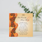 Weddenschap-plein voor de uitnodiging van het Mona (Staand voorkant)