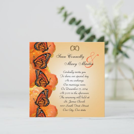 Weddenschap-plein voor de uitnodiging van het Mona (Staand voorkant)