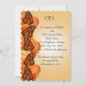 Weddenschap-pleistermonarch Butterflies Kaart (Achterkant)