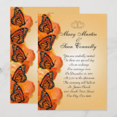 Weddenschap-pleistermonarch Butterflies Kaart (Voorkant / Achterkant)