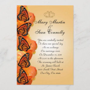 Weddenschap-pleistermonarch Butterflies Kaart
