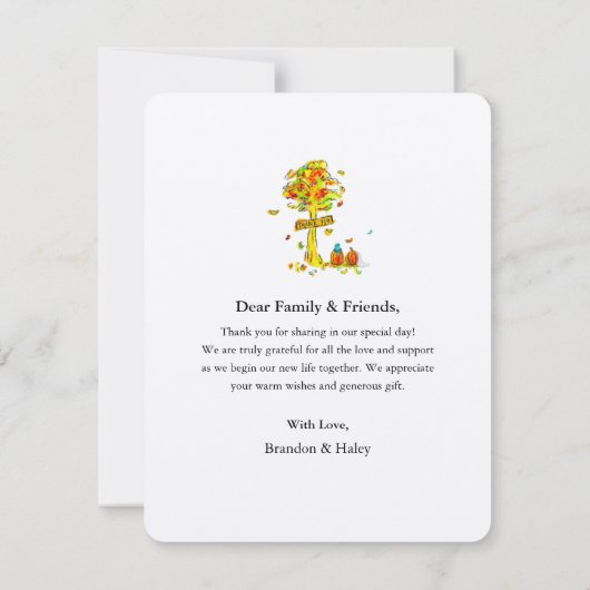 Weddenschap pomkins bedankkaart (Achterkant)