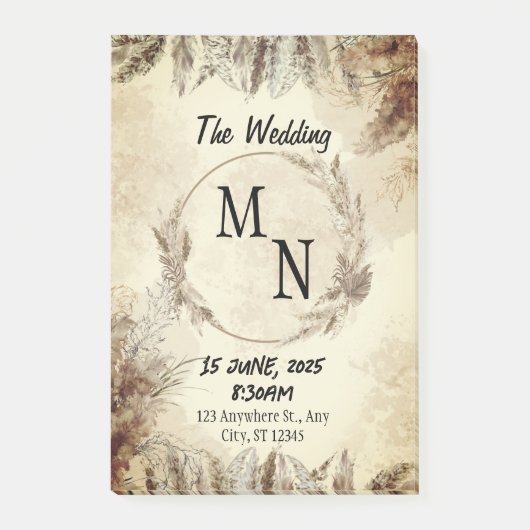 Weddenschap Post-it® Notes (Voorkant)