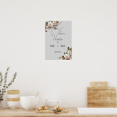 Weddenschap Poster (Keuken)