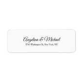 Weddenschap Professional klassiek e handschrift Etiket (Voorkant)