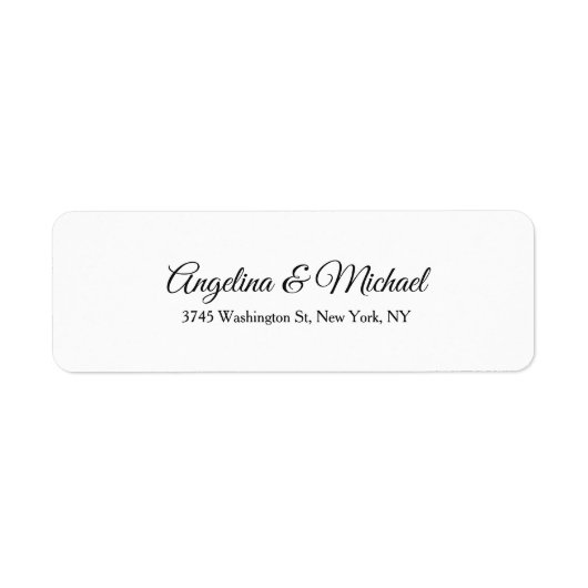 Weddenschap Professional klassiek e handschrift Etiket (Voorkant)