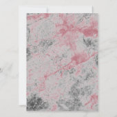 Weddenschap Professional Klassieke Floral Gold Roo Save The Date (Achterkant)