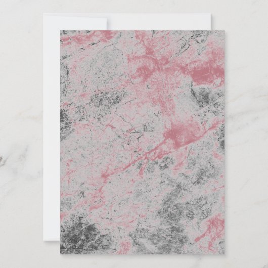 Weddenschap Professional Klassieke Floral Gold Roo Save The Date (Achterkant)