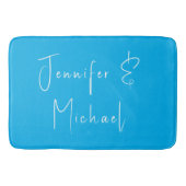 Weddenschap Professional Klassieke hemel blauw Badmat (Voorkant)