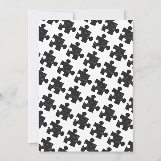 Weddenschap Puzzle Guest Book Sign (Achterkant)