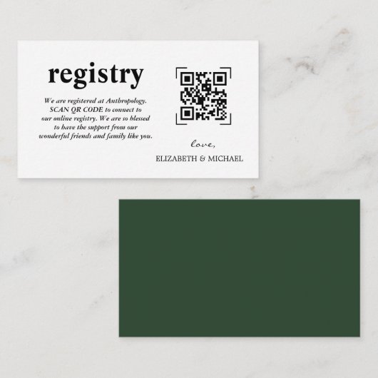 Weddenschap | QR-codescan Informatiekaartje (Voorkant / Achterkant)