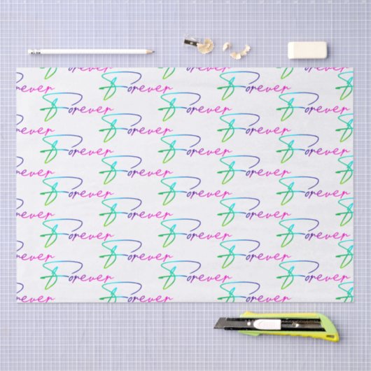 Weddenschap regenboogforever tissuepapier (Craft)