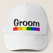 Weddenschap regenboogvlag Banner Groom