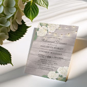 Weddenschap repetitie Dinner Flowers String Light Kaart