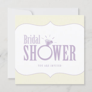 Weddenschap Ring Bridal Shower-uitnodiging Kaart