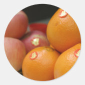 Weddenschap Ronde Sticker (Voorkant)