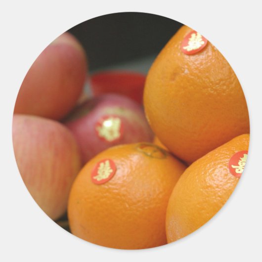 Weddenschap Ronde Sticker (Voorkant)