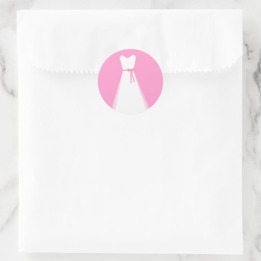 Weddenschap Ronde Sticker (Tas)