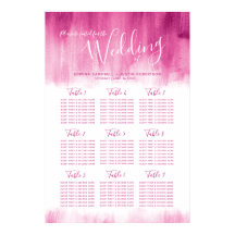 Weddenschap rood roze abstract tafelplan