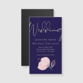 Weddenschap Roos Gold Navy Blue (Voorkant / Achterkant)