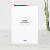 Weddenschap Roos in druplet gefeliciteerd Kaart (Achterkant)