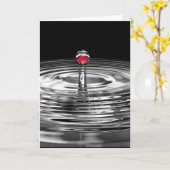 Weddenschap Roos in druplet gefeliciteerd Kaart (Gele Bloem)