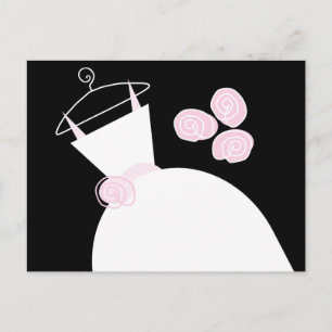 Weddenschap Rown Pink zwarte pastel horizontaal Briefkaart