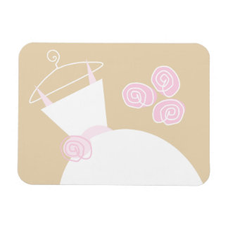 Weddenschap Roze Beige Horizontale Magnet Magneet