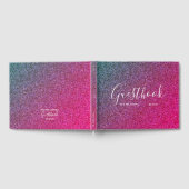 Weddenschap | Roze Glitter Chic Gastenboek (Volledig)
