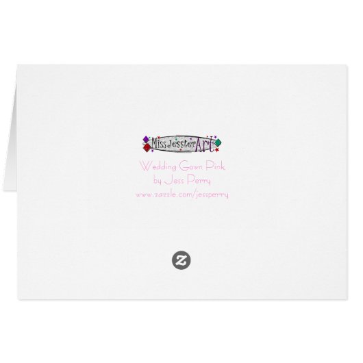 Weddenschap Roze horizontale zwarte pastel (Achterkant Horizontaal)