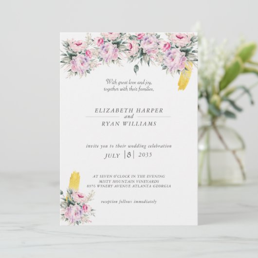 Weddenschap Roze pony's Advieskaart (Staand voorkant)