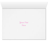 Weddenschap Roze tekst horizontaal (Binenzijde Horizontaal (Onderkant))