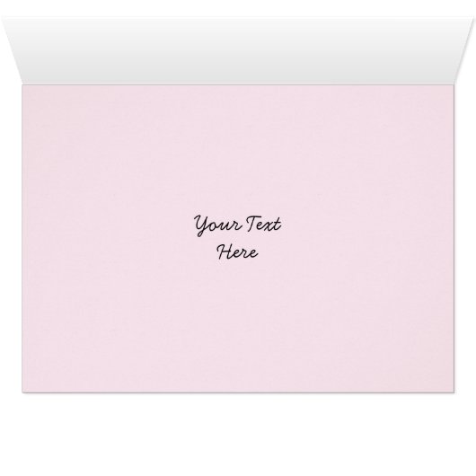 Weddenschap Roze Tekst horizontale zwarte pastel (Binenzijde Horizontaal (Onderkant))