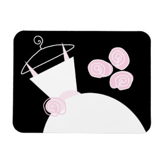 Weddenschap Roze zwart horizontaal Magneet