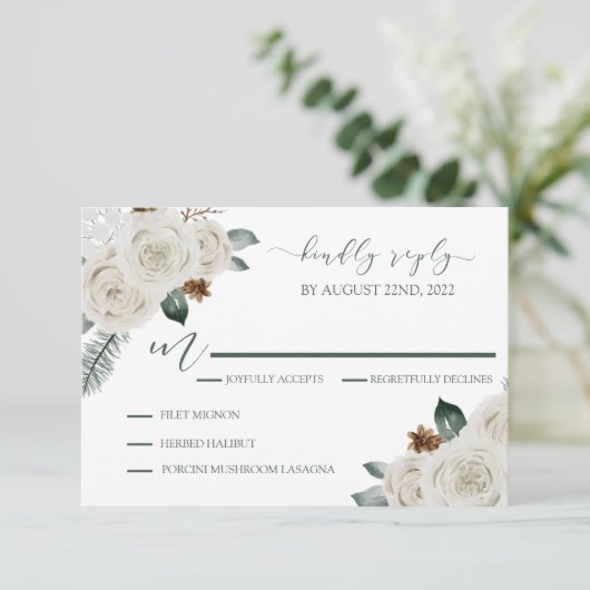 Weddenschap RSVP (Staand voorkant)