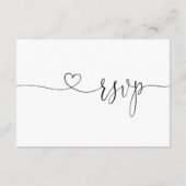 Weddenschap RSVP Online Card Informatiekaartje (Achterkant)