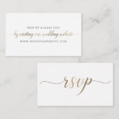Weddenschap RSVP Online Card Informatiekaartje (Voorkant / Achterkant)