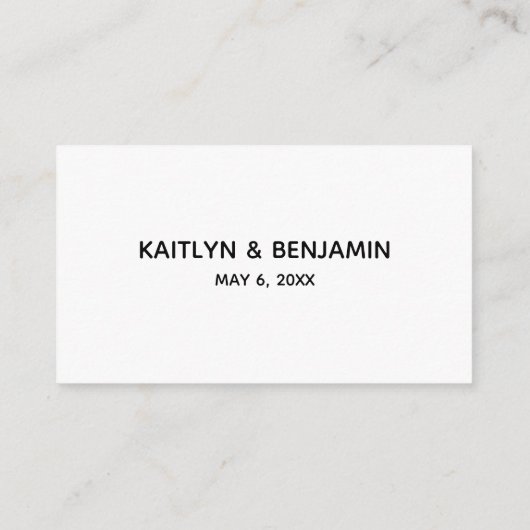 Weddenschap RSVP Online Casual handschrift Invoege Informatiekaartje (Achterkant)