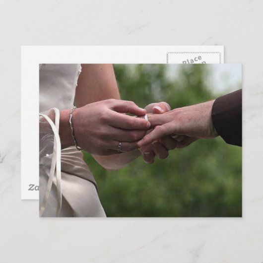 Weddenschap RSVP Uitnodiging Briefkaart (Voorkant / Achterkant)