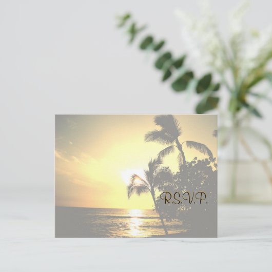 Weddenschap RSVP Uitnodiging Briefkaart (Staand voorkant)