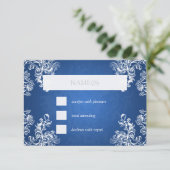 Weddenschap RSVP  Zwemelen 2 Sapphire Blue (Staand voorkant)