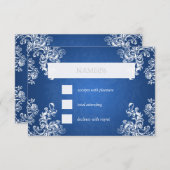 Weddenschap RSVP  Zwemelen 2 Sapphire Blue (Voorkant / Achterkant)