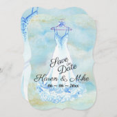 Weddenschap Save The Date (Voorkant / Achterkant)