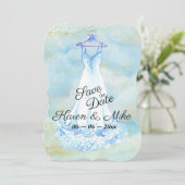 Weddenschap Save The Date (Staand voorkant)