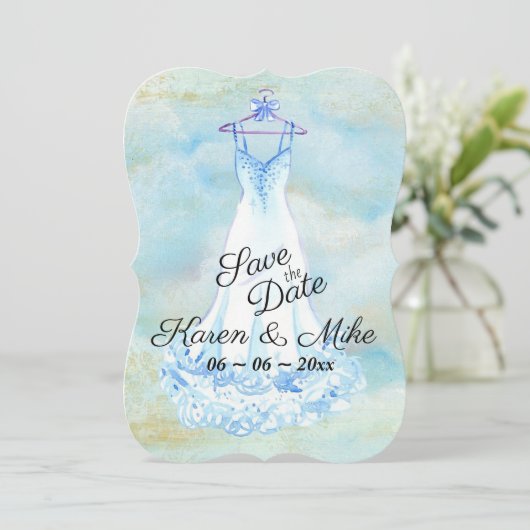 Weddenschap Save The Date (Staand voorkant)