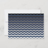Weddenschap Save the Date Dark Blue and Silver (Achterkant)