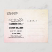 Weddenschap Save the Date Dragonfly Mating Love He Aankondigingskaart (Achterkant)